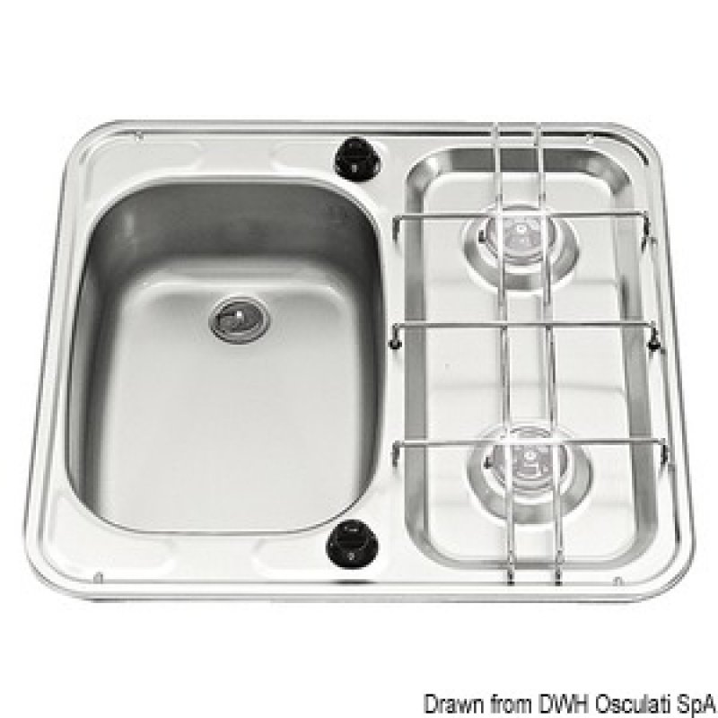 Sinks, cookers, refrigerators, toilet units